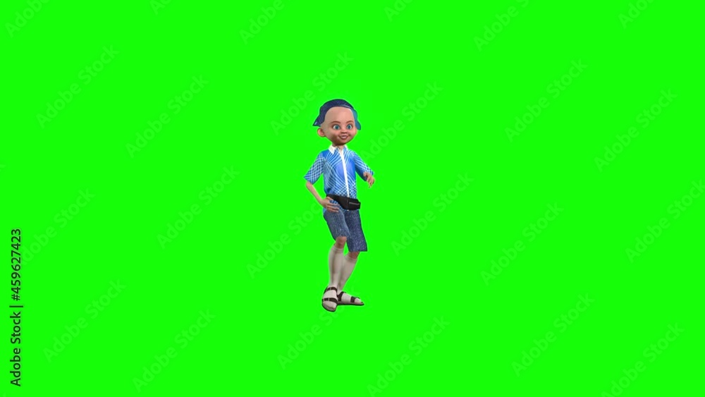 3d animation of a cartoon boy who is very active performs various moves and exercises. 3d animation of a cartoon boy who is very active performs various moves and exercises.