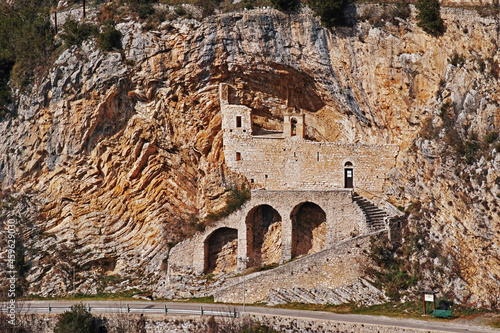San Cataldo, church in the rock, Cottanello, Rieti photo
