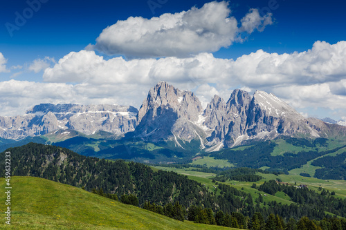 Wonderful summer view of the Dolomites, Italy