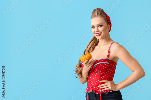 Sexy young woman with Hallo...