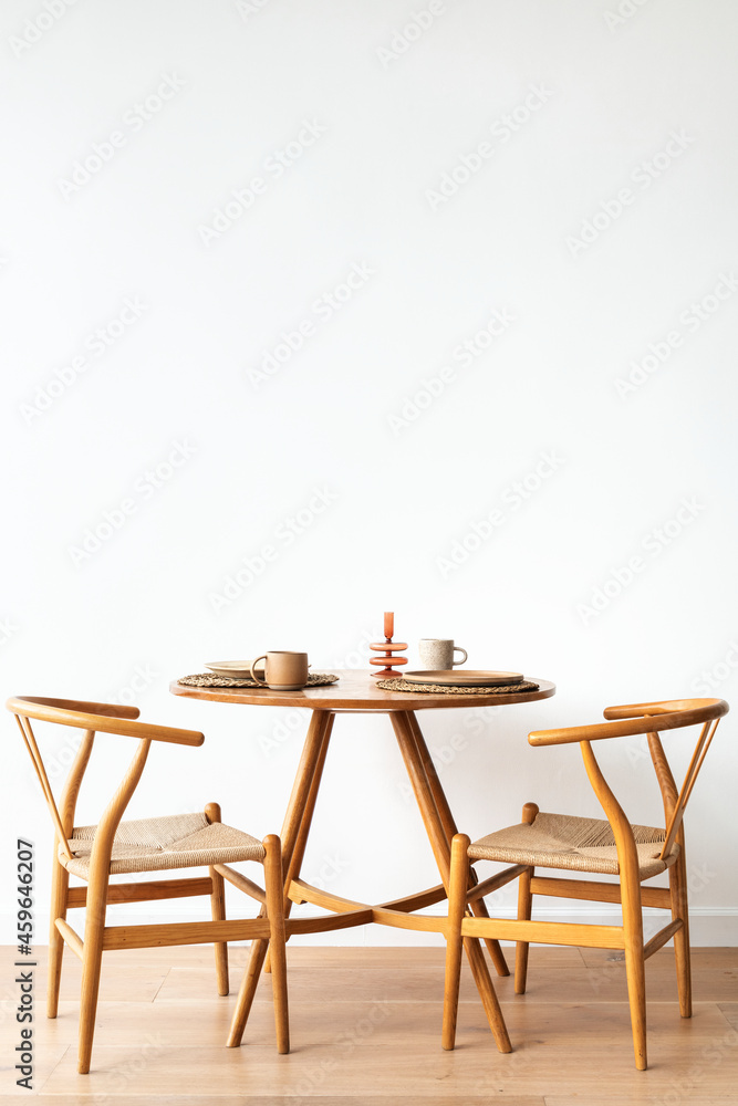 Scandinavian breakfast nook and dinner set Scandinavian breakfast nook and dinner set