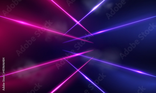 ultraviolet vivid hues neon lights abstract psychedelic background 3D Vector