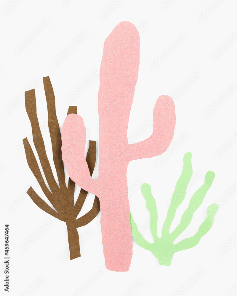 Fototapeta premium Plant DIY paper craft element