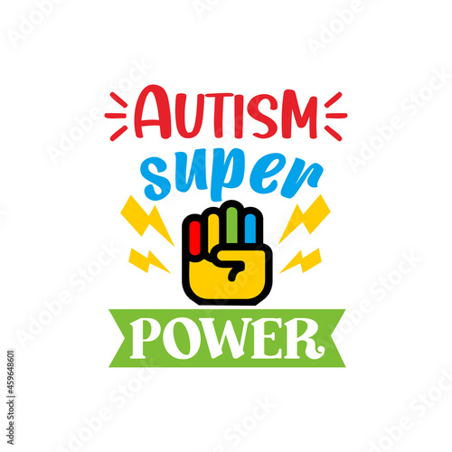 Autism quotes lettering svg vector