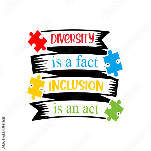 Autism quotes lettering svg vector