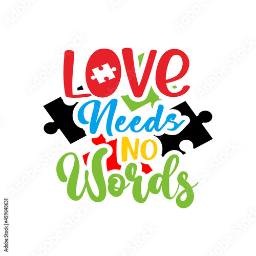 Autism quotes lettering svg vector