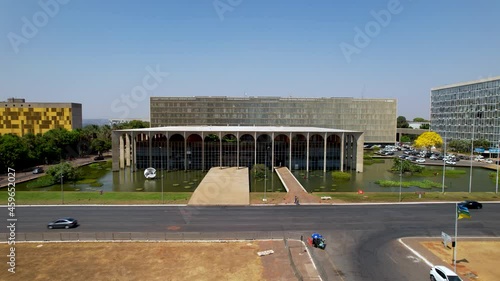Itamaraty Palace of Brazilian government. Brasilia, Brazil. Itamaraty Ministry building. Official International Relations  government building. photo