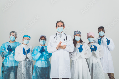 Medical staff at work