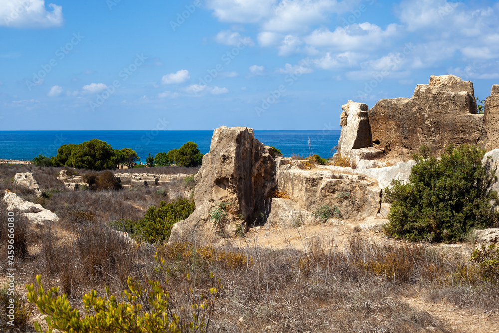 Exterior tomb of the kings in Cyprus