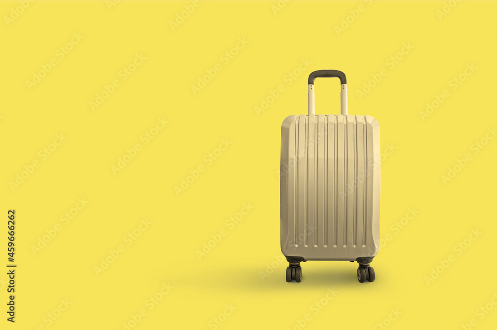 Gold suitcase Gold suitcase