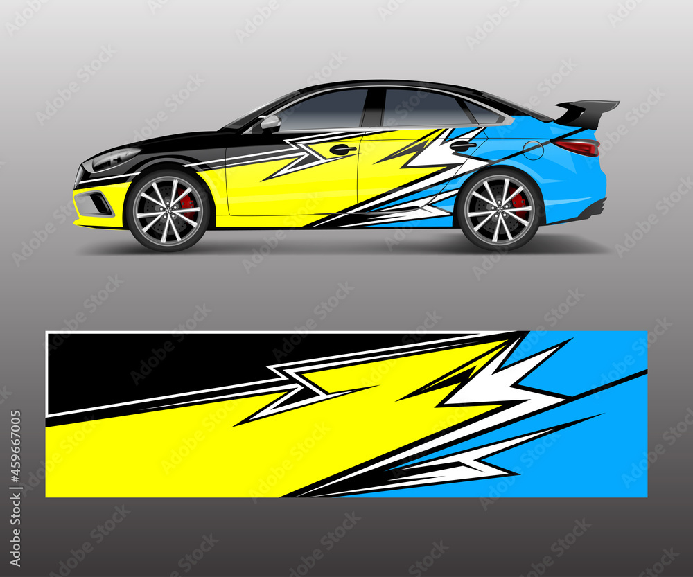abstract Racing graphic vector for sport car wrap design abstract Racing graphic vector for sport car wrap design