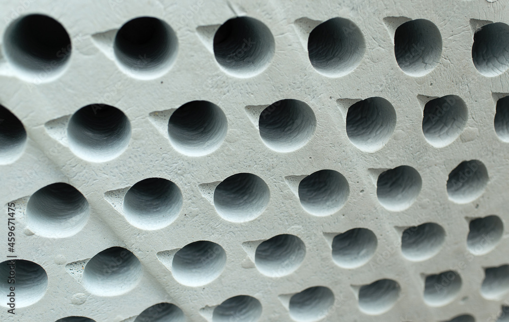 porous poriferous material for air ventilation with holes porous poriferous material for air ventilation with holes