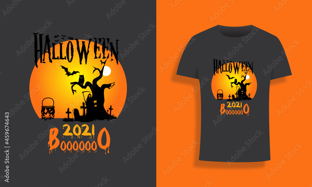 T shirt design Halloween special |