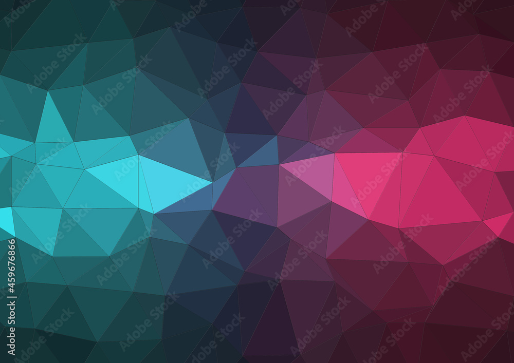 Obraz premium Abstract low polygon background, modern triangular mosaic