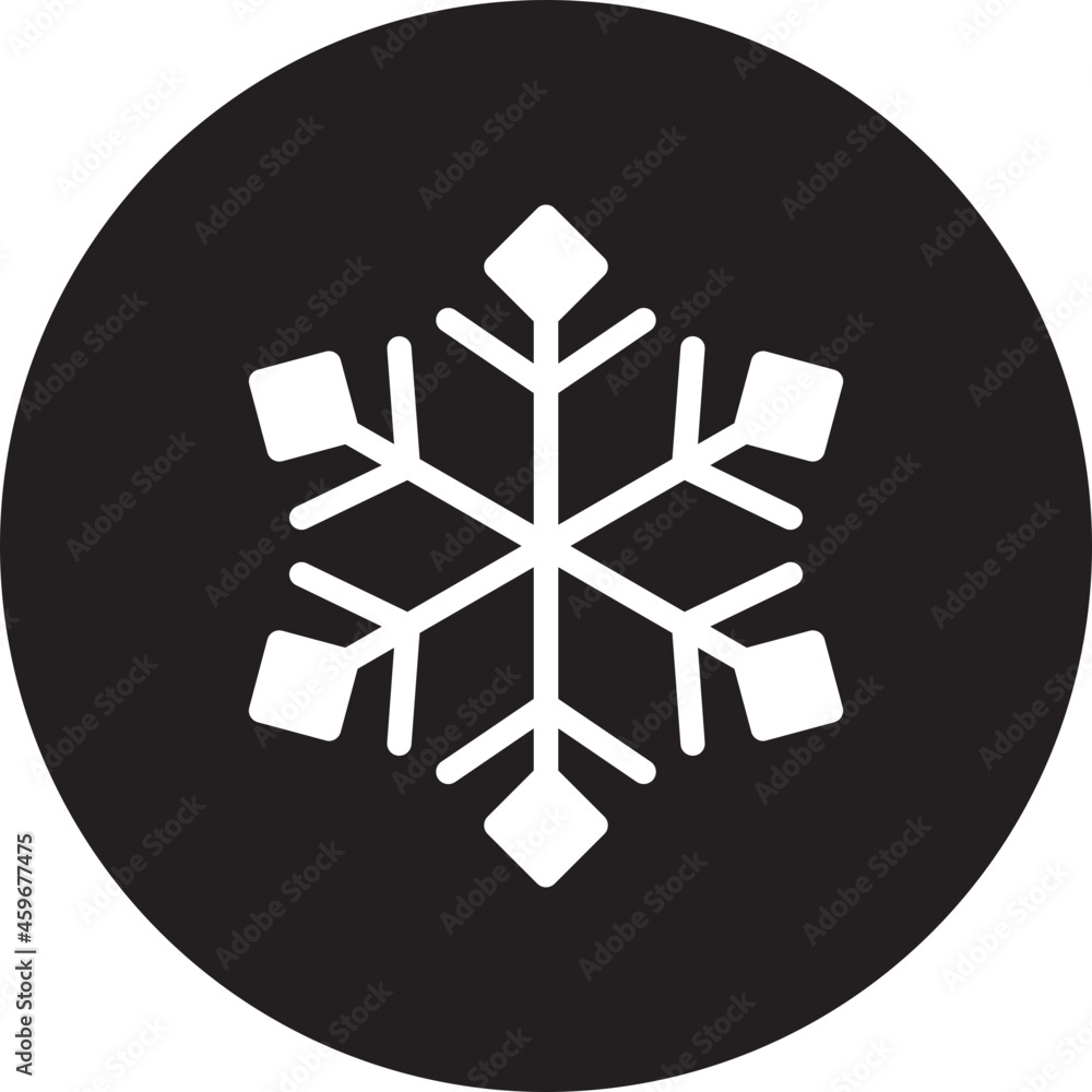 snowflake glyph icon snowflake glyph icon