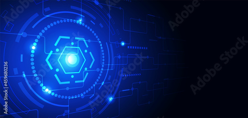 Abstract technology background communication concept innovation
