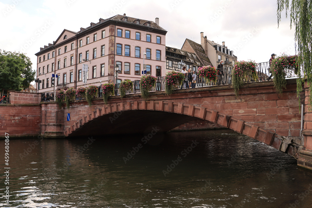 Straßburg; Pont de Corbeau und Quai Saint-Nicolas