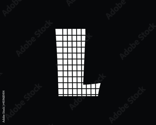 Alphabet letter icon logo L.	
