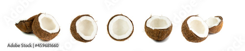 Coconut Isolated, Fresh Brown Cocos, Coco Nut