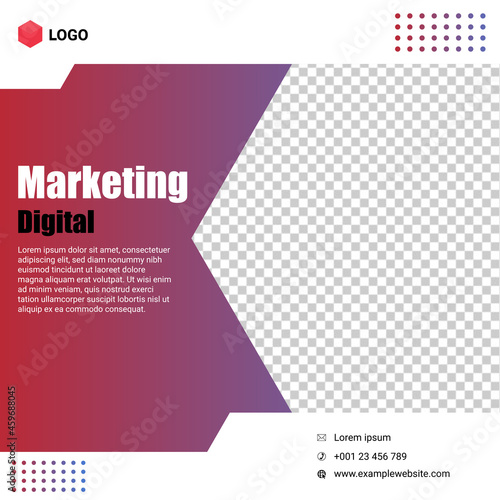 Model de maquette pour Marketing Digital