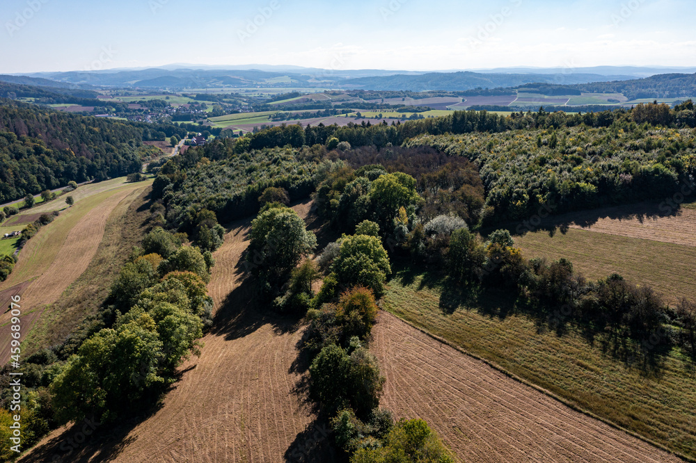 The Landscape at Holzhausen in Hesse in Germany
