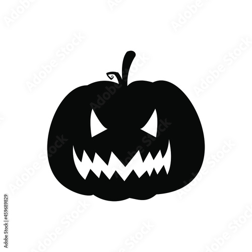 Pumpkin icon vector. Halloween illustration sign. pumpkin faces symbol or logo.