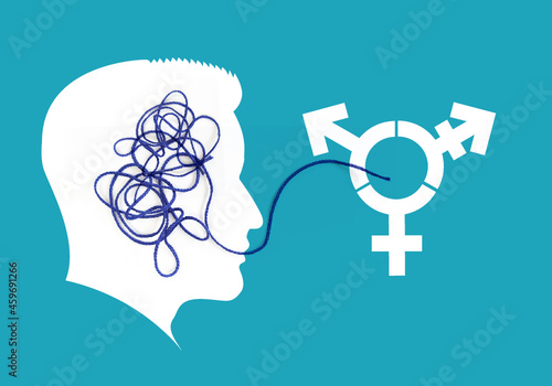 man face is talking gender languages