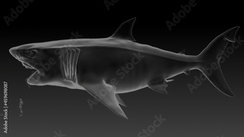 MEGALADON BPR Render  of background. 3d rendering