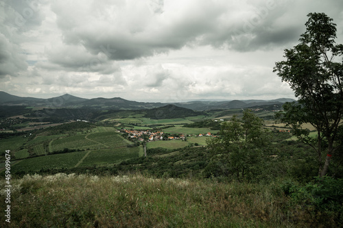 View from Radobýl hill, Czech Central Highlands