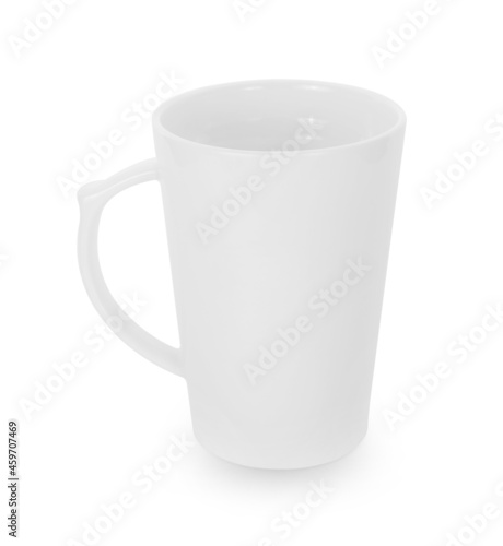 empty mug on white background
