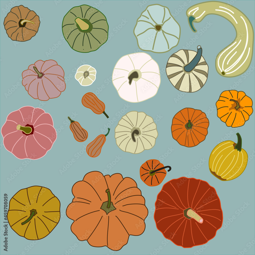 seamless pattern with pumpkin autumn fall season
seamless pattern with pumpkin autumn fall season