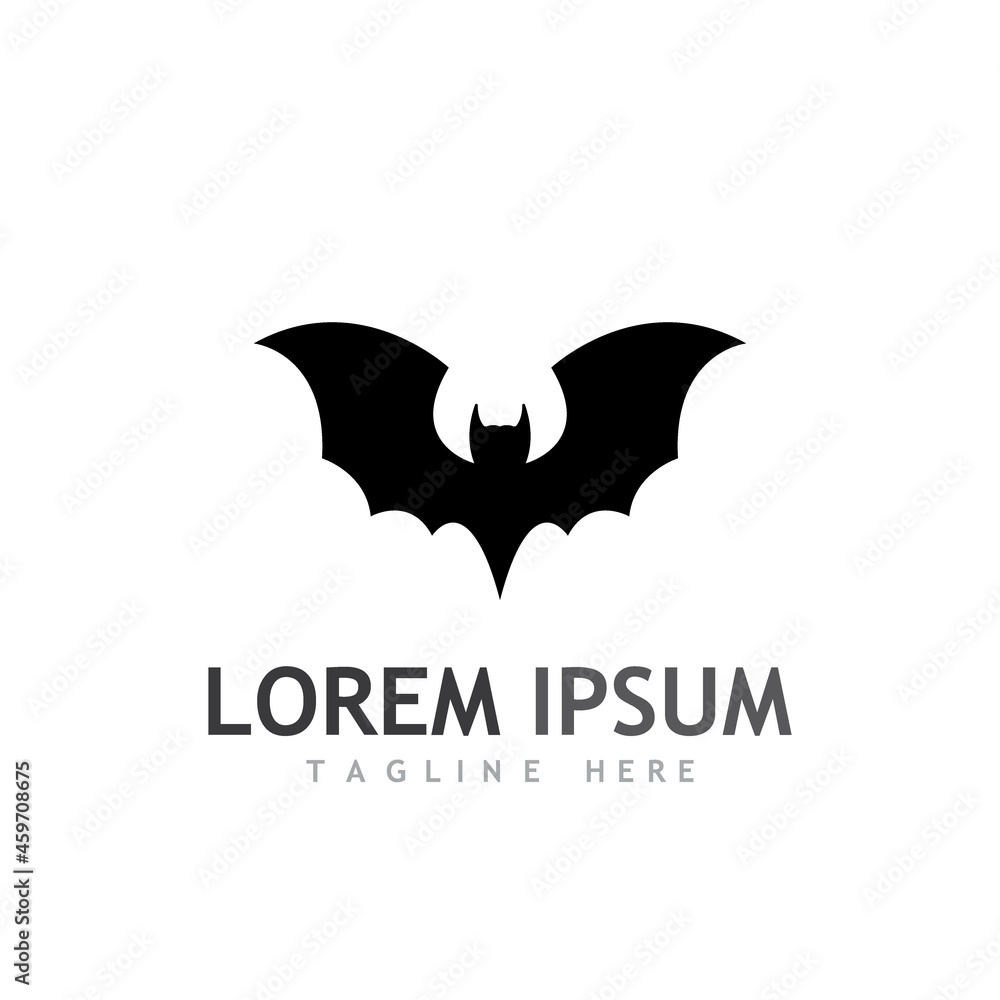 bat vector icon logo template bat vector icon logo template