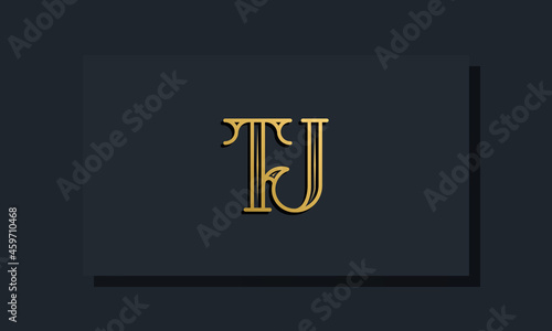 Minimal Inline style Initial TJ logo.