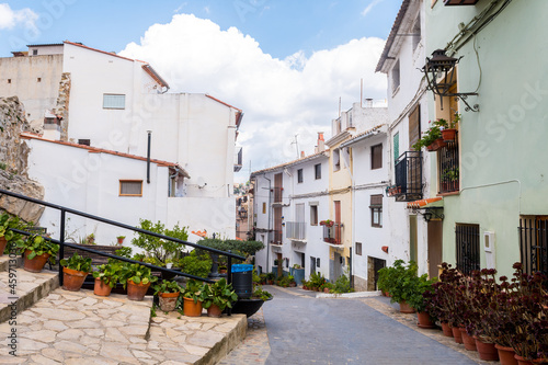 views of jerica old streets in valencia, Spain