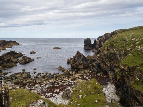 Garson Point on the West Coast of the Isle of Lewis in the Outer Hebrides photo