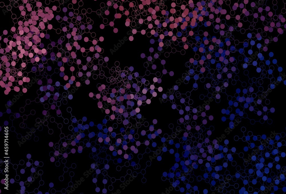 Dark Purple, Pink vector texture with artificial intelligence concept. Dark Purple, Pink vector texture with artificial intelligence concept.