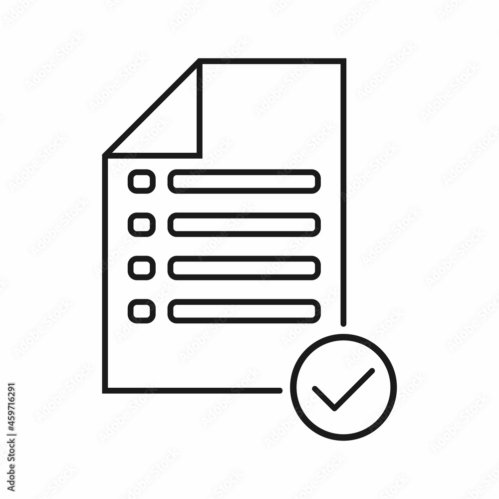 Checklist icon. High quality and very suitable for your web design, UI, mobile app design, etc. Isolated vector illustration on a white background. Checklist icon. High quality and very suitable for your web design, UI, mobile app design, etc. Isolated vector illustration on a white background.