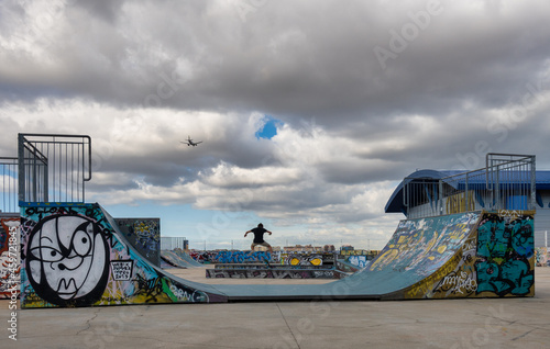 Photography skatepark in Lisbon Portugal,