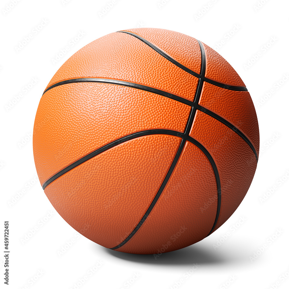 Basketball ball isolated on white background 3d Basketball ball isolated on white background 3d