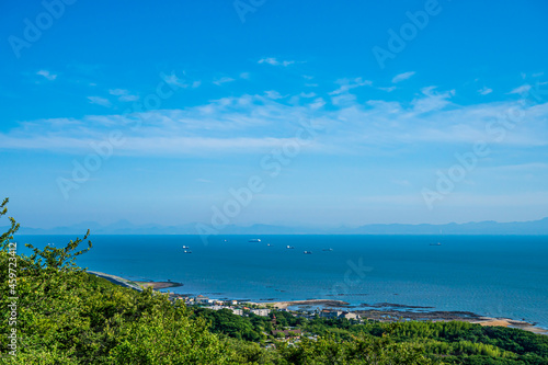 山陽小野田市竜王山公園から眺める夏の周防灘 © doraneko777