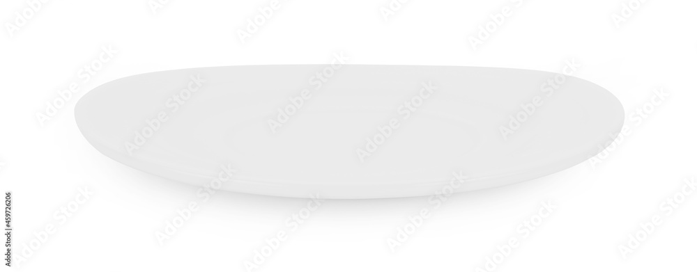 white plate isolated on white background white plate isolated on white background