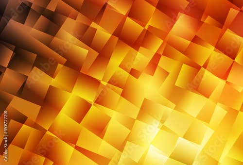 Light Orange vector polygonal background.