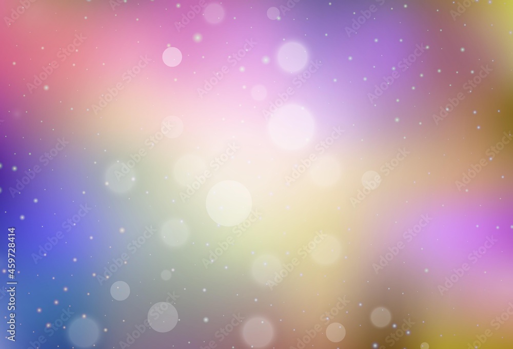 Light Multicolor vector template in carnival style.