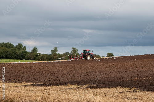 Tractor in the Field