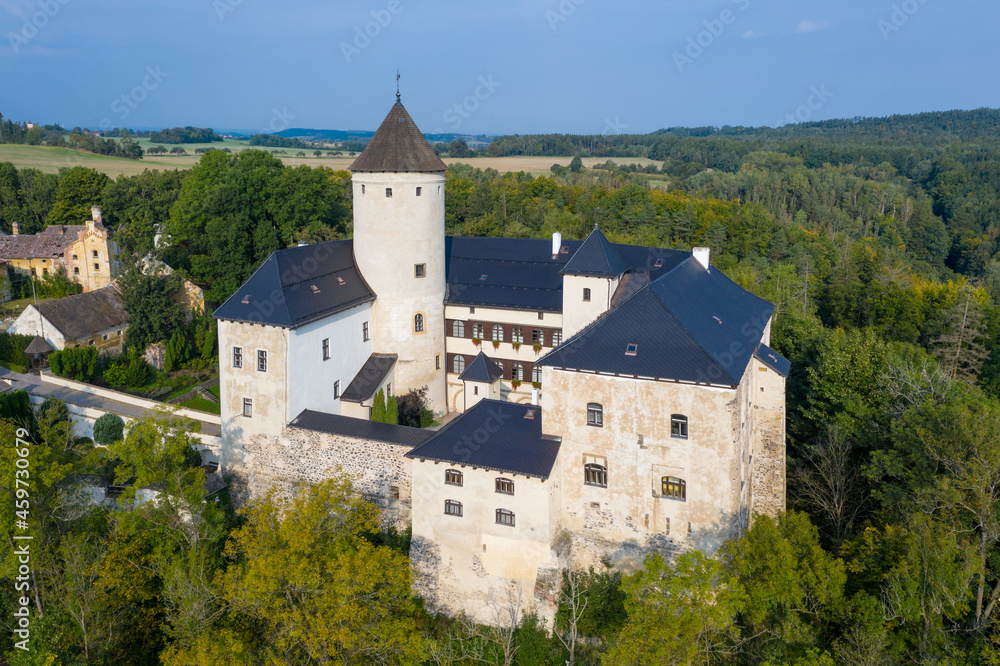Rychmburk Castle is located near the village of Předhradí in the district of Chrudim and the Pardubice Region, 5 km east of Skuteč town. Czech republic, Europe