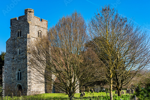 St Mary's Church in Burham near Rochester in Kent, England