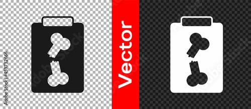 Black X-ray shots icon isolated on transparent background. Vector