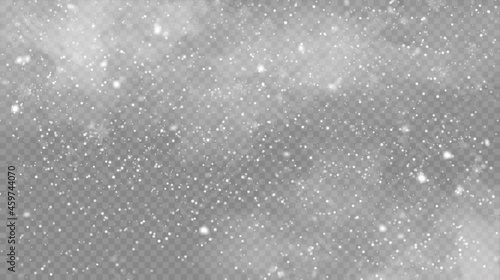 Photo Vector snowfall isolated