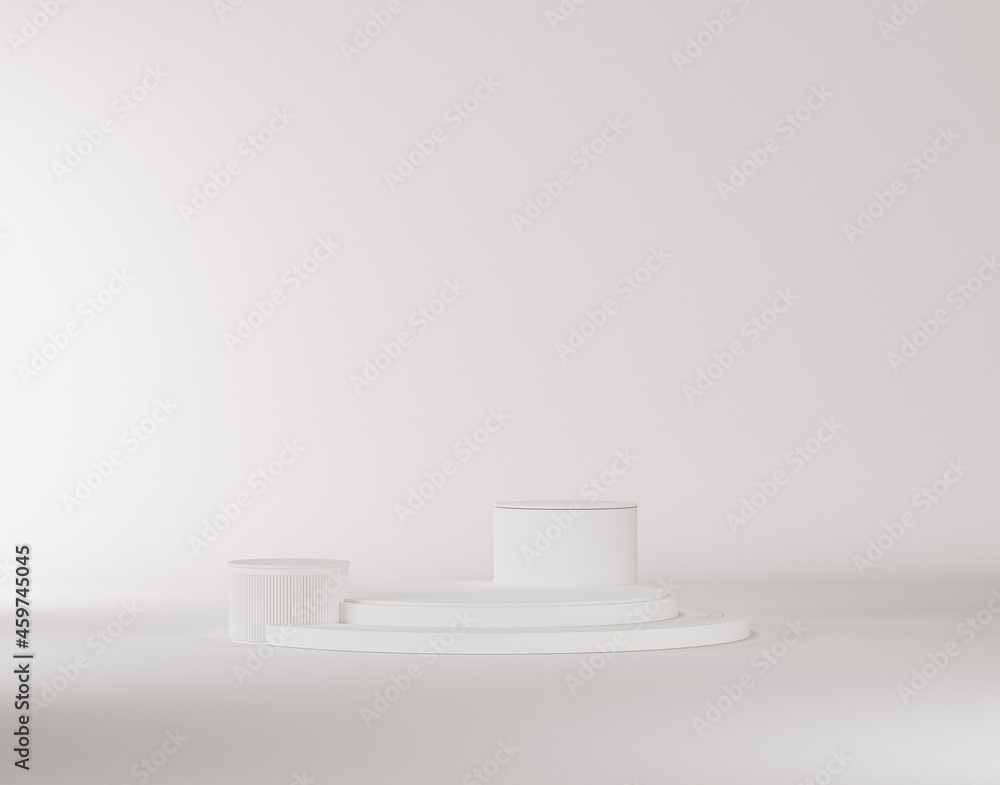 Abstract background, mock up scene with columns and podium for product display. 3D rendering Abstract background, mock up scene with columns and podium for product display. 3D rendering