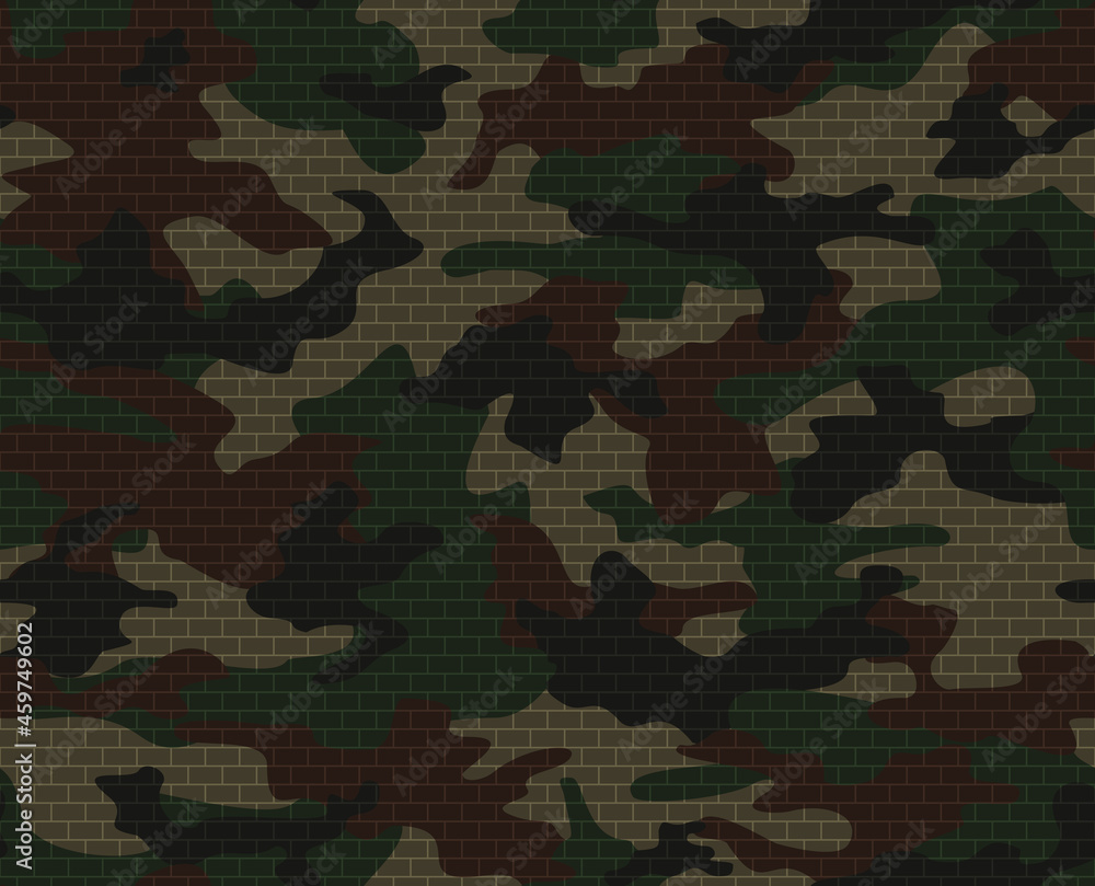 Army camouflage background, vector abstraction for print. Military clothing pattern. EPS
Army camouflage background, vector abstraction for print. Military clothing pattern. EPS